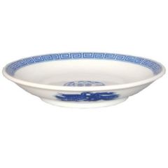 ラーメン丼 ルリ白竜 7.5寸冷麺皿 10枚入/業務用/新品 | 絵付シリーズ