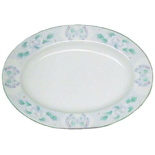 ヒスイ花蝶 8吋プラター