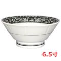 黒鳳凰 切立高台6・5寸丼