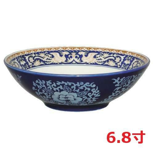 ルリ鳳凰 丸6・8寸丼