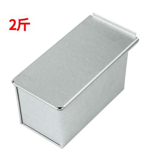 EBM アルタイト食パン型 2斤（蓋付） 265（240）×135（100）×H125