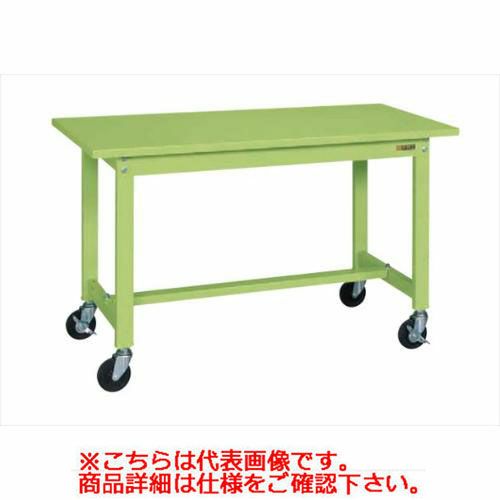 【移動式】【サカエ】軽量作業台KSタイプ(移動式・直進安定金具無し) KS-096SUR 幅W900×奥行D600×高さH740mm