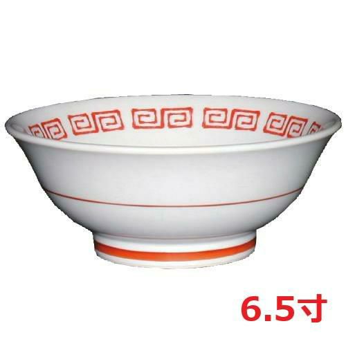 手描風赤雷門 丸反6.5寸丼