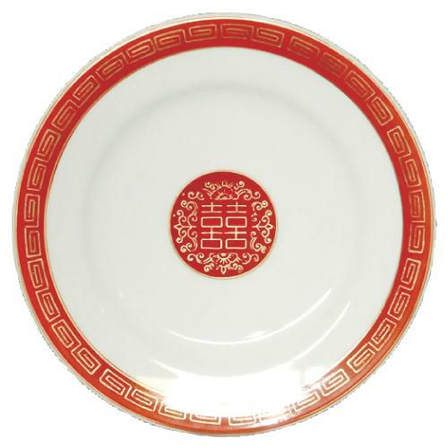 赤金 8吋ミート皿