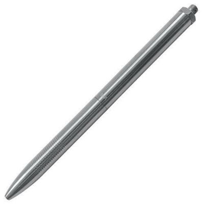 ステア ステンレスボールペン 2色 六角天冠クリップ無 STW-614