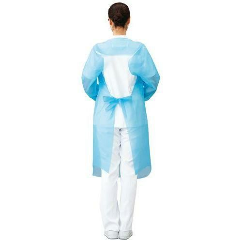 ナビロールエプロン（袖付き）クリア 50枚入 0-9865-02