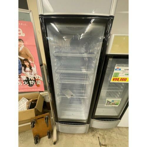 中古】冷蔵ショーケース ホシザキ USB-63B1 幅630×奥行650×高さ1880 