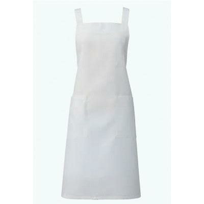 胸当てエプロン ホワイト