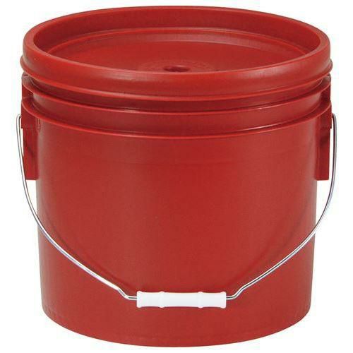 トスロン 丸型 密閉容器 12L レッド