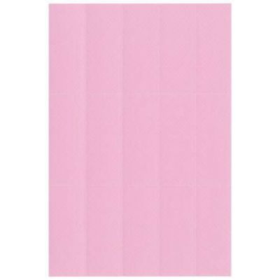 定位置管理シール 赤 2×5cm ミシン目15枚（8シート入）