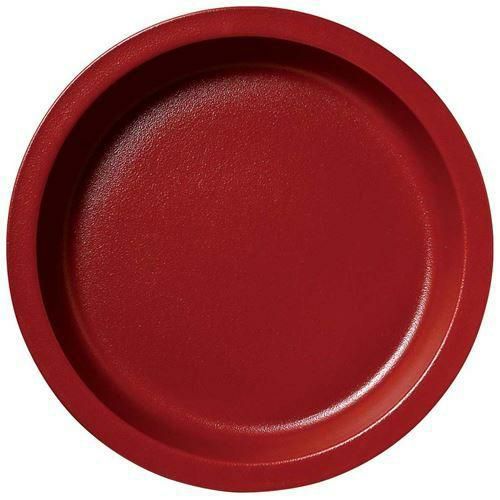 ラックポーセレン ガストロノームパン 丸型 深 M ダークレッド