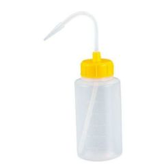 カラーキャップ広口洗浄瓶 250ml イエロー 927-22-22-41
