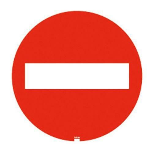 スタンドサイン用面板125R 進入禁止125R-08N 947951