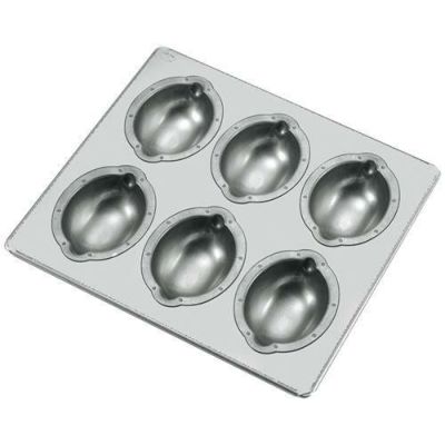 シリコン加工 レモン型 天板（6ヶ取）フラット仕上げ