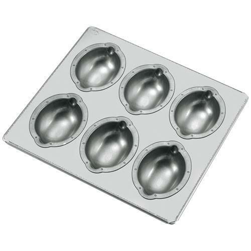 シリコン加工 レモン型 天板（6ヶ取）フラット仕上げ