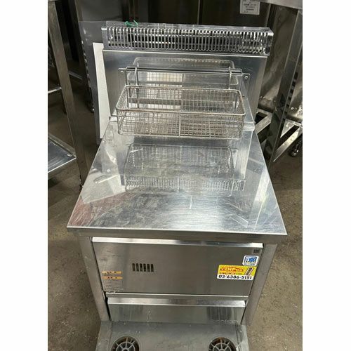 業界最長1年保証】【中古】ガスフライヤー タニコー NB-TCFL-C4045G 幅