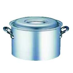 エコクリーン アルミマイスター半寸胴(本体内面ゼロクリア2コート加工) 21cm 【グループC】