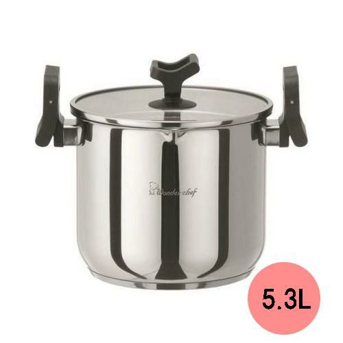 ワンダーシェフ パスタポット 5．3L(LPDA53)
