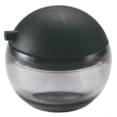 カスター 醤油 ソース差し ワンプッシュ液体調味料入れ COCORO(ココロ)PU-4 黒 COCORO