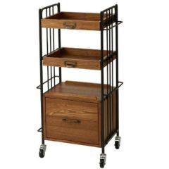 シャビーシック】木製アンティークレジカウンター VICTOIRE-900