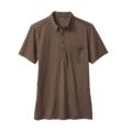 ニットシャツ 兼用 半袖 ブラウン/ベージュ 男女兼用 32-5018