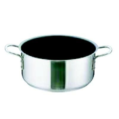 Muranoインダクション テフロンセレクト18-8 外輪鍋(蓋無) 24cm [3-0002-0304] 【グループC】