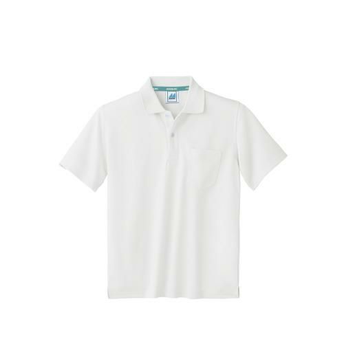 ポロシャツ 兼用 半袖 白 男女兼用 32-5061