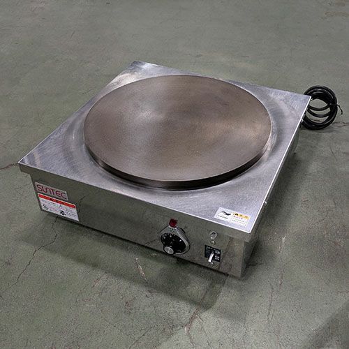 業務用/新品】エイシン 電気 クレープ焼器(一連)EC-1000 幅500×奥行500 