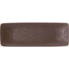 角和皿 細角 18cm皿 赤茶備前【まとめ買い商品】