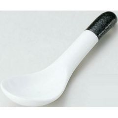 カラースプーン&レンゲ 洋風レンゲ 黒耀 黒【まとめ買い商品】