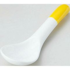カラースプーン&レンゲ 洋風レンゲ 黄 黄【まとめ買い商品】