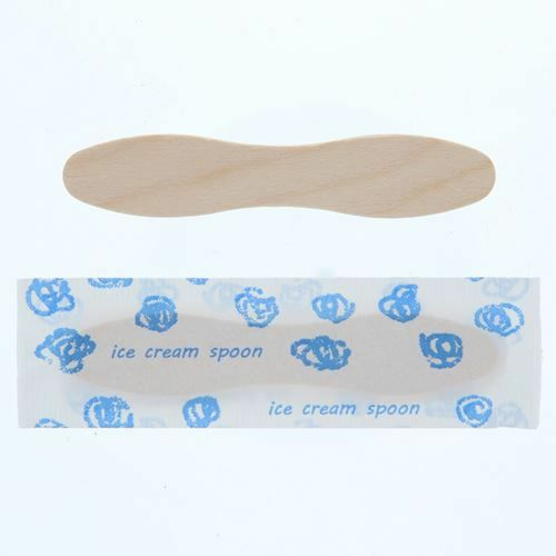 木製アイススプーン 7.6cm 小袋入 120本入