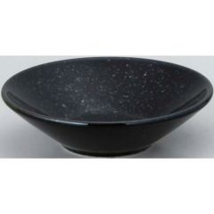 水明 黒御影 11cm深皿 黒御影 黒【まとめ買い商品】