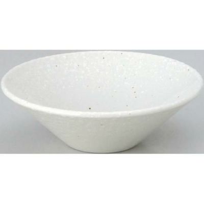 水明 粉引 14.2cm浅ボール 粉引【まとめ買い商品】