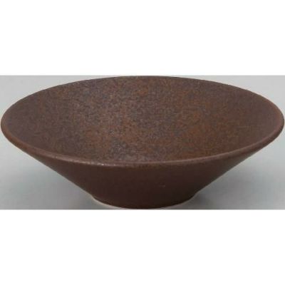 水明 赤茶備前 16.3cm浅ボール 赤茶備前【まとめ買い商品】