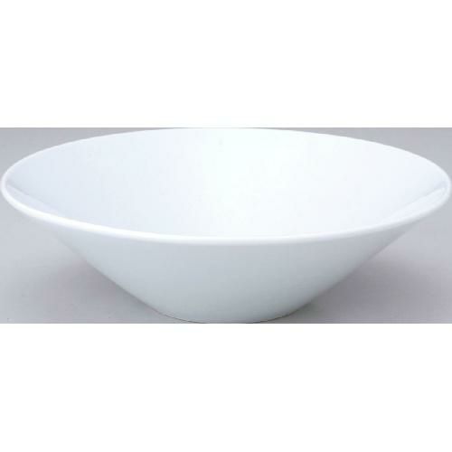 水明 白 22cm浅ボール 白【まとめ買い商品】