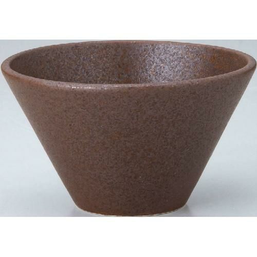 水明 赤茶備前 12.4cm深ボール 赤茶備前【まとめ買い商品】