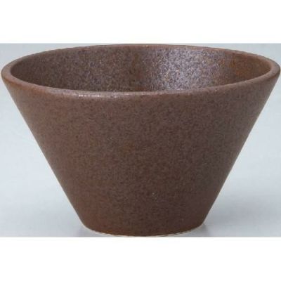 水明 赤茶備前 13.6cm深ボール 赤茶備前【まとめ買い商品】