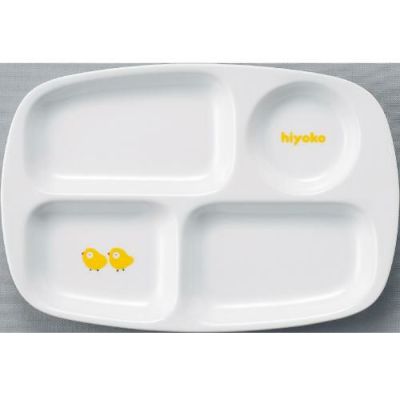 ダイヤセラム(強化) ひよこ 仕切皿角 29cm【まとめ買い商品】