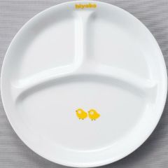 ダイヤセラム(強化) ひよこ 仕切皿 21cm【まとめ買い商品】