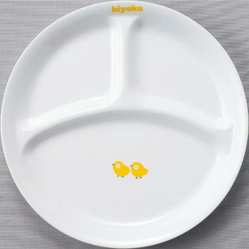 ダイヤセラム(強化) ひよこ 仕切皿 21cm【まとめ買い商品】