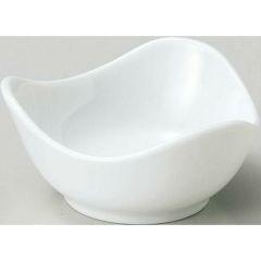 珍味&小付セレクション トライアングル波小鉢 白 白【まとめ買い商品】