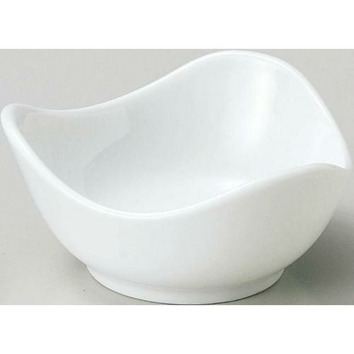 珍味&小付セレクション トライアングル波小鉢 白 白【まとめ買い商品】