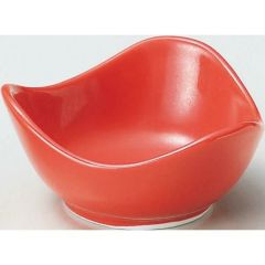 珍味&小付セレクション トライアングル波小鉢 赤 赤【まとめ買い商品】