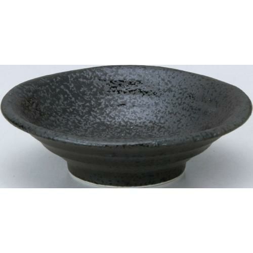 鳴門 黒耀 3.6寸深皿 黒耀 黒【まとめ買い商品】