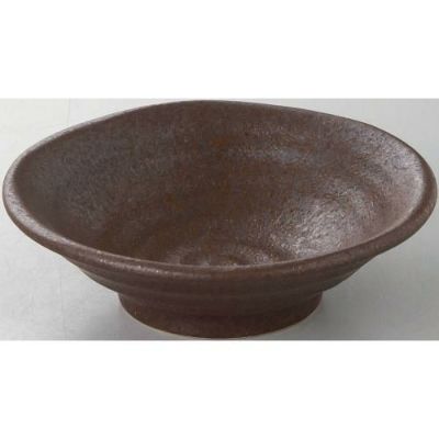 鳴門 赤茶備前 3.6寸深皿 赤茶備前【まとめ買い商品】