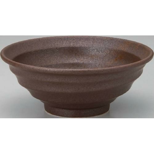 鳴門 赤茶備前 6.5寸丼 赤茶備前【まとめ買い商品】