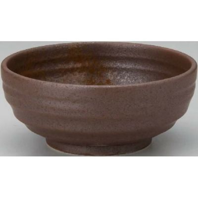 鳴門 赤茶備前 5寸深鉢 赤茶備前【まとめ買い商品】