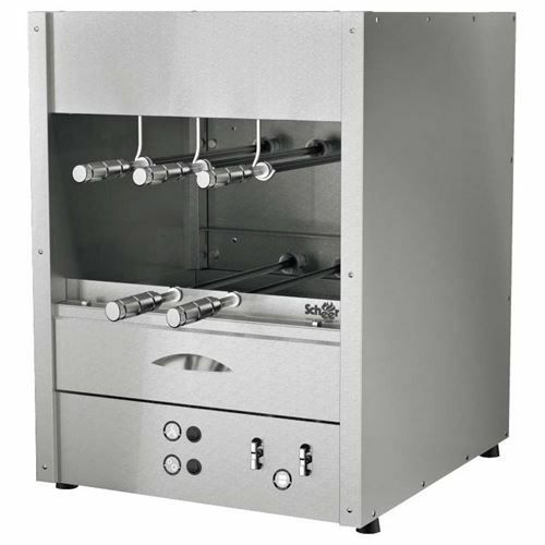 シーア 卓上シュラスコガスグリル 2段タイプ 5本 RG－300－2－5 13A 50Hz