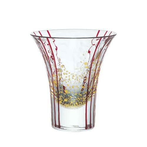 10360 【東洋佐々木ガラス】 江戸硝子 八千代窯 杯(花見酒) 85ml